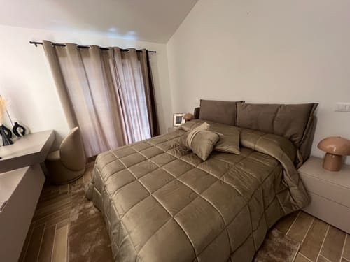 Customer photo review of Tenda a Pannello in Velluto per Interni con Anelli, 140x280 cm, Tortora