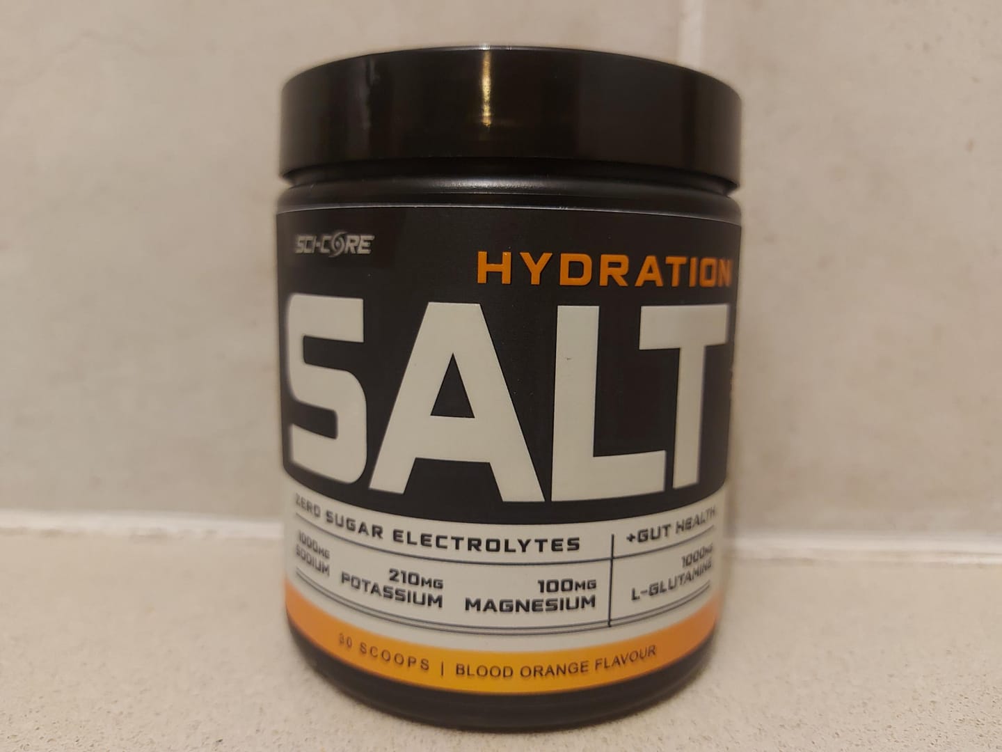 Customer photo review of HYDRATION SALT Blood Orange