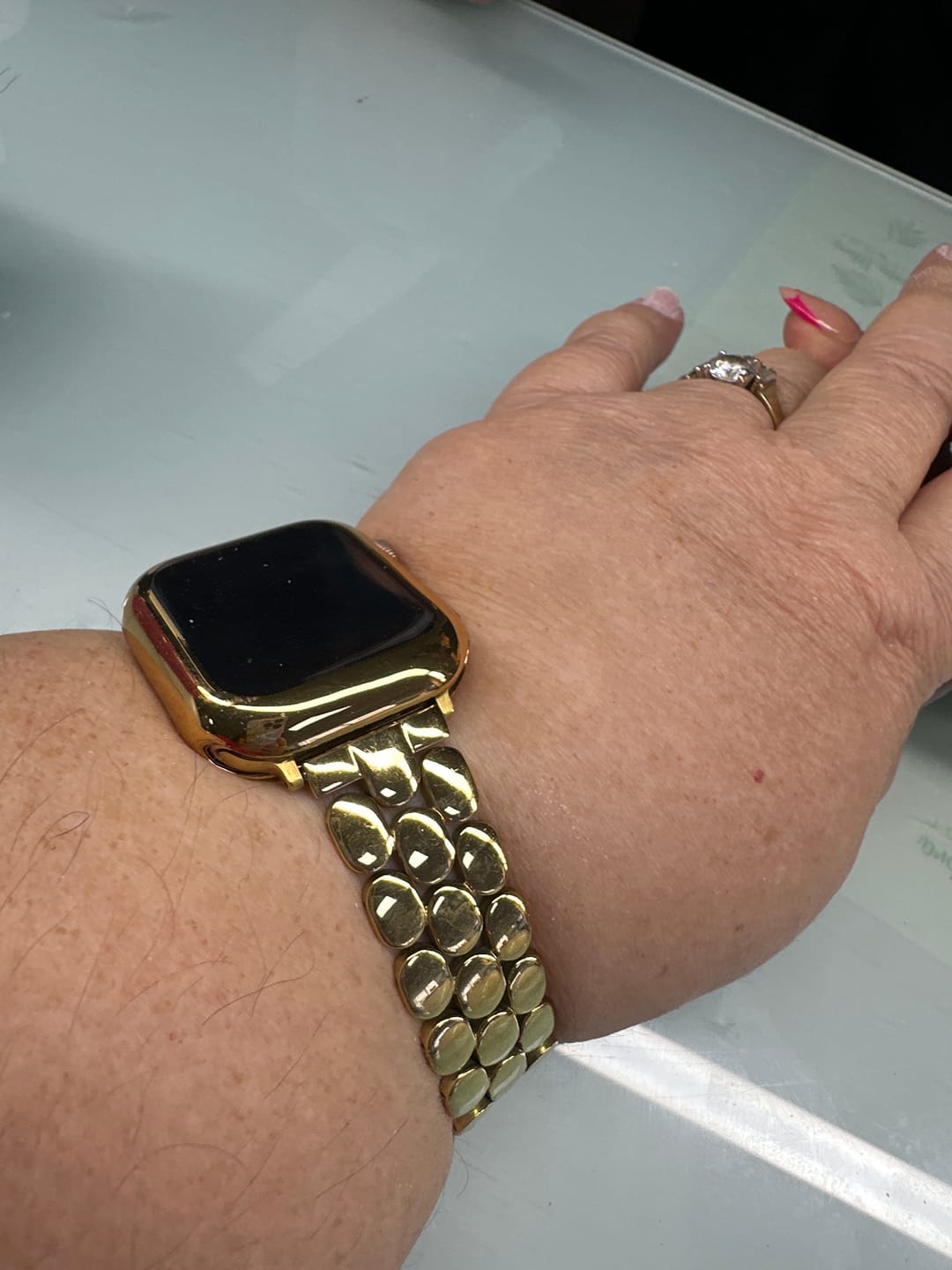Customer photo review of Aegis Silicone Watch Case
