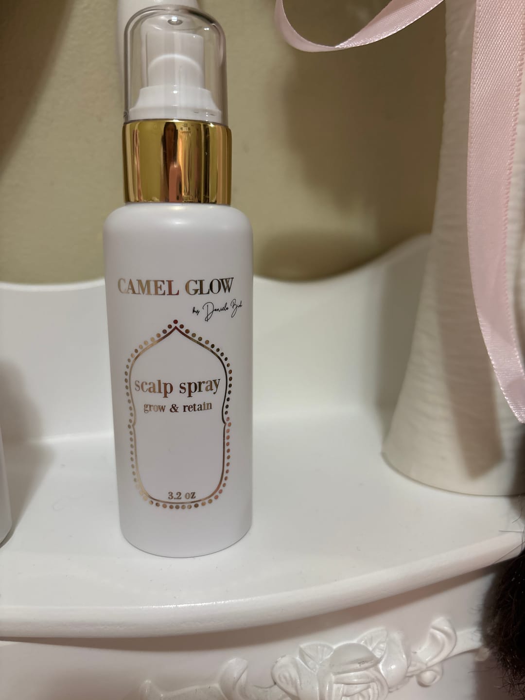 Customer photo review of Revive & Retain Scalp Spray