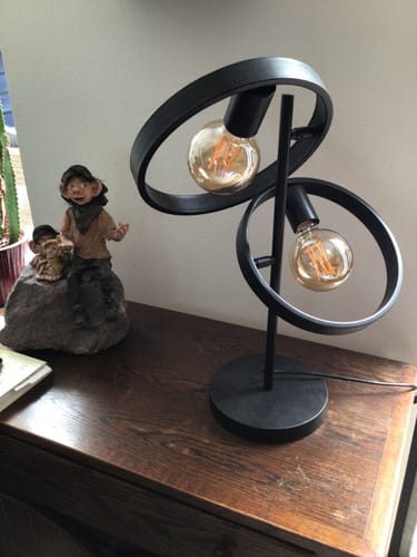 Customer photo review of Hanglamp Amara - 6-lichts - Antraciet - Metaal
