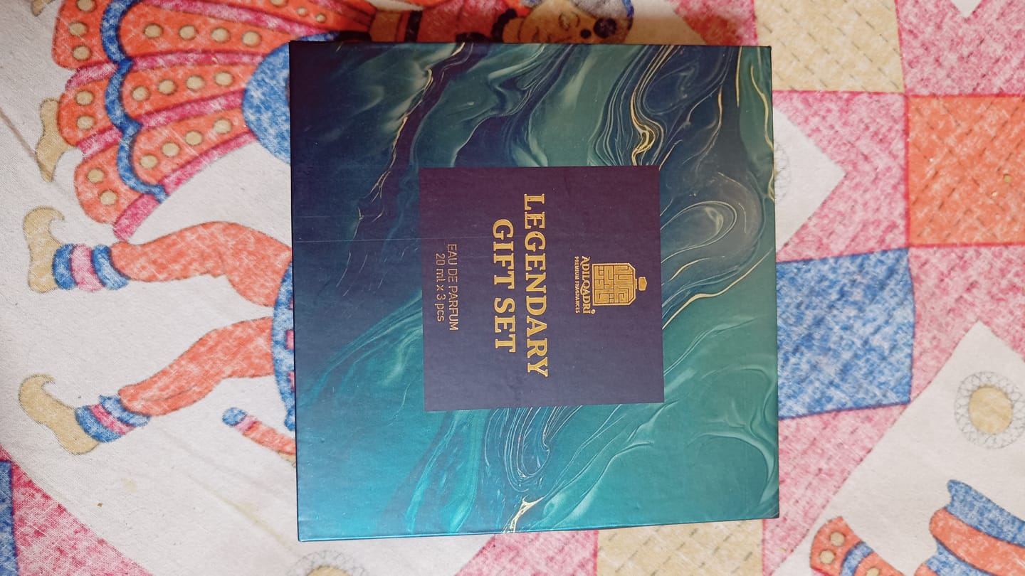 Customer photo review of Legendary Gift Set 3 Pcs Set of Premium Perfume Spray