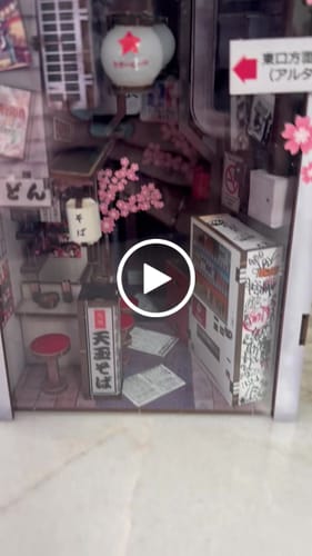 Customer video review of [Backorder] Omoide Yokocho Book Nook Kit - Ships out 23/4/2025