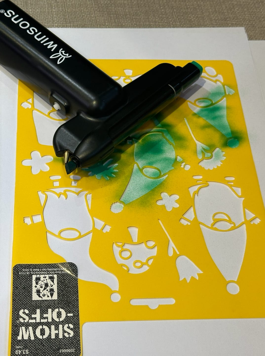 Customer photo review by Jack S. for WINSONS Electric Airbrush Marker