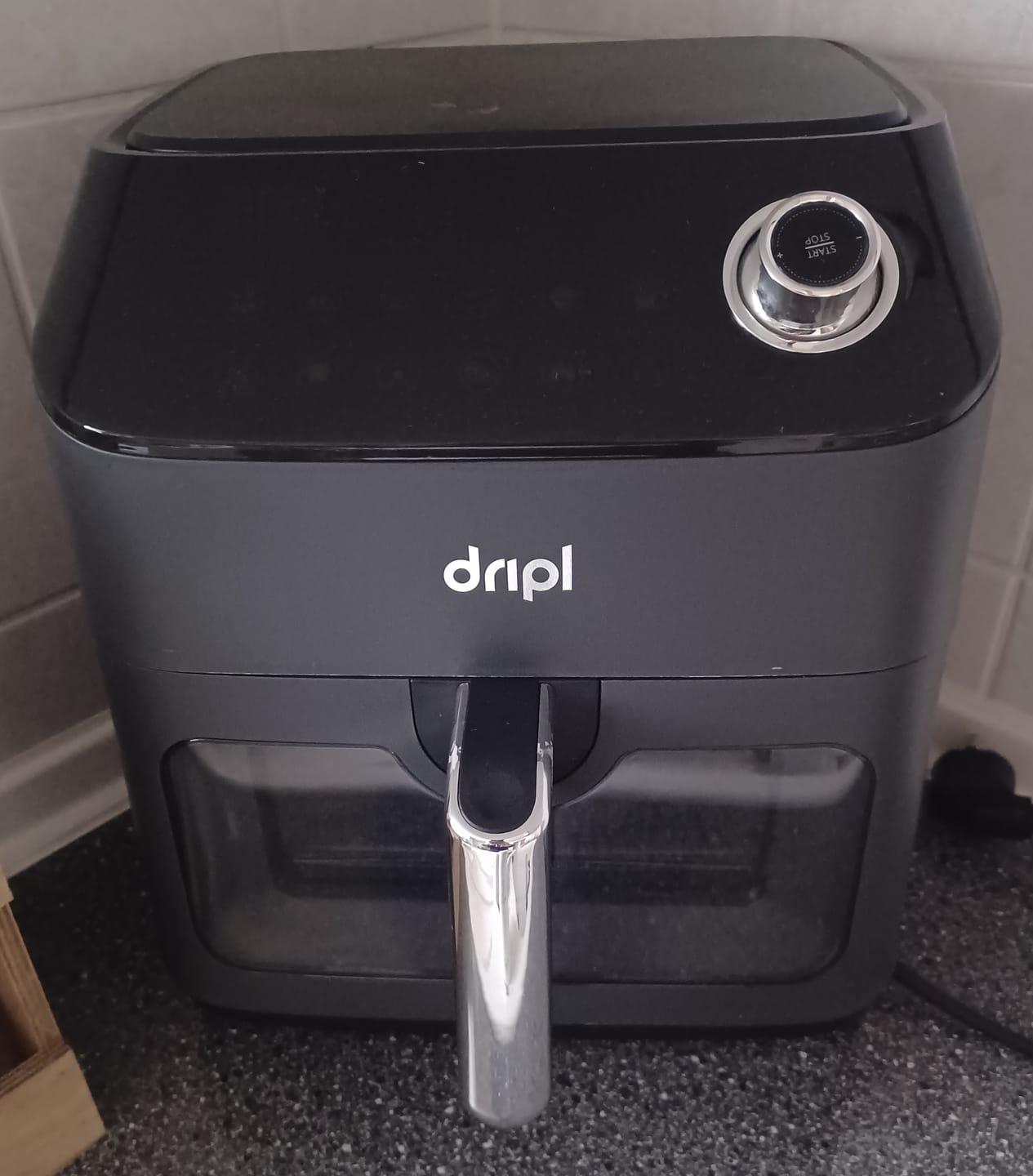 Customer photo review of Dripl Heißluftfritteuse 5,7L mit LCD Touchscreen