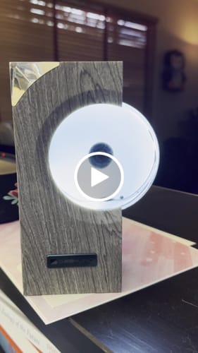 Customer video review of Dancing Ferrofluid Speaker Mate Music Rhythm Lamp (Not a Speaker, No Sound) Perfect Gift