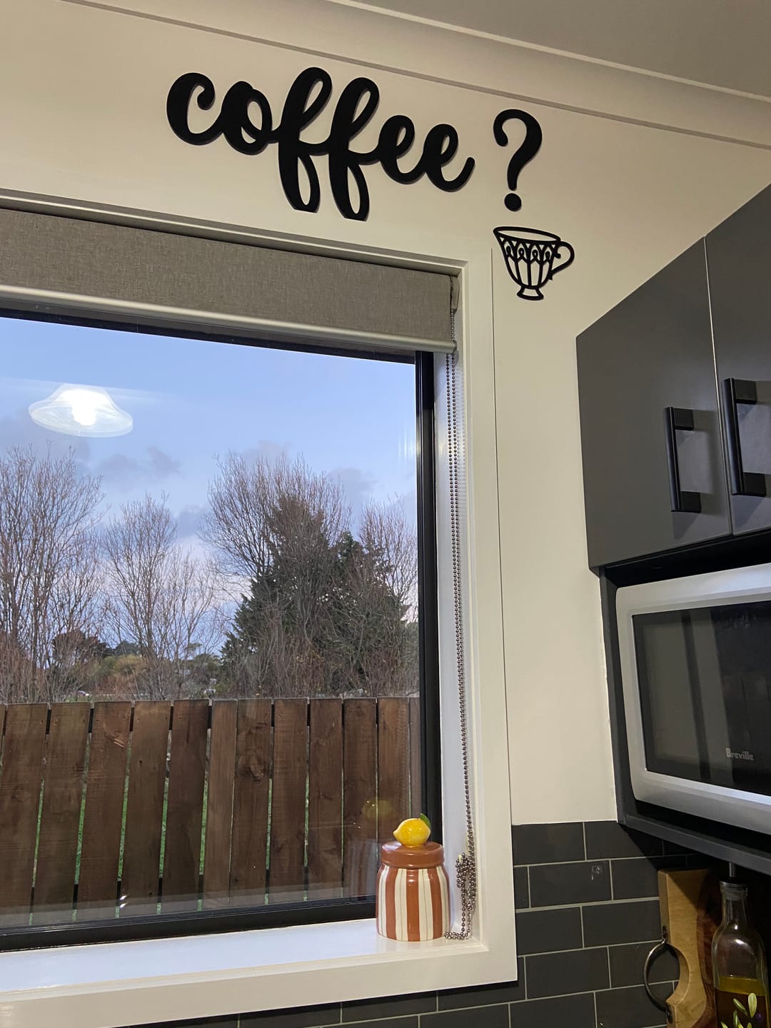 Customer photo review of Coffee? Wall Art