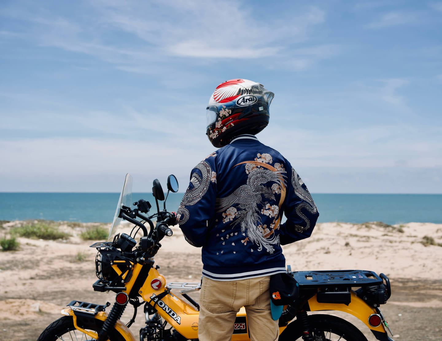 Customer photo review of Double Dragon & Phoenix Sukajan Souvenir Jacket