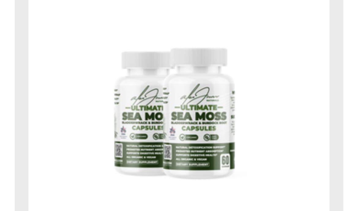 Customer photo review of (2-Pack) Ultimate Seamoss Capsules With Bladderwrack & Burdock Root