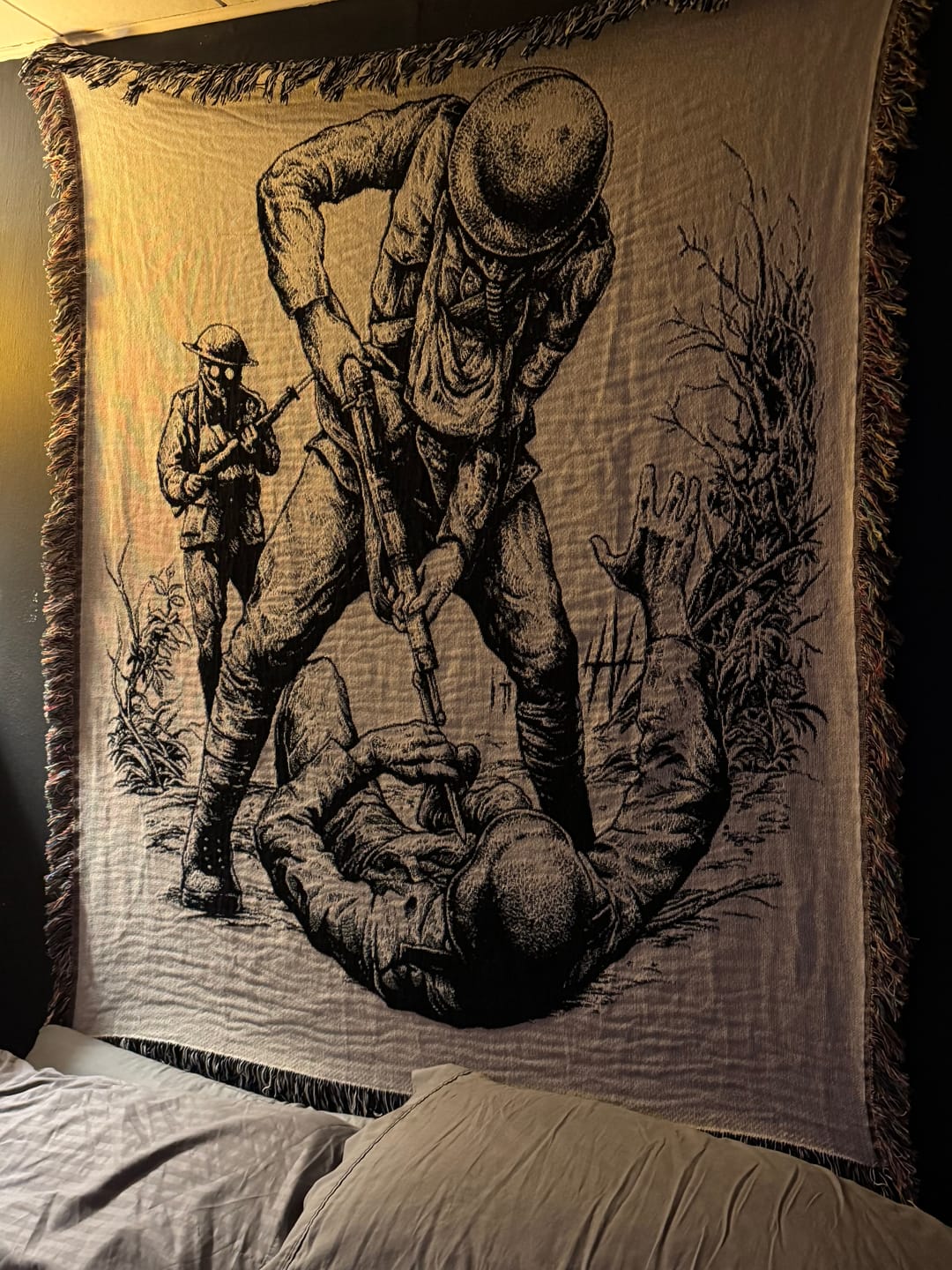 Customer photo review of Belleau Wood (Woven Blanket)
