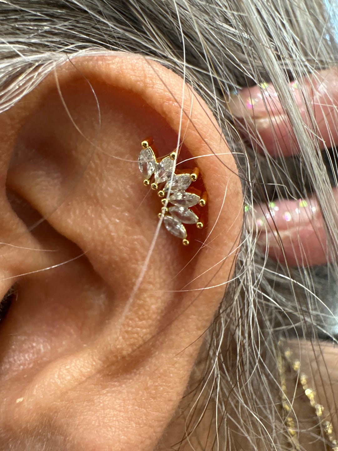 Customer photo review of Charm Inicial Lila