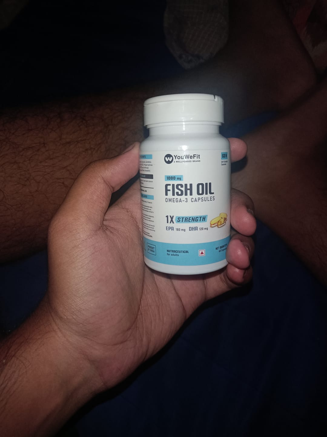 Customer photo review of YouWeFit Omega-3 Fish Oil (60 Capsules), 1000mg