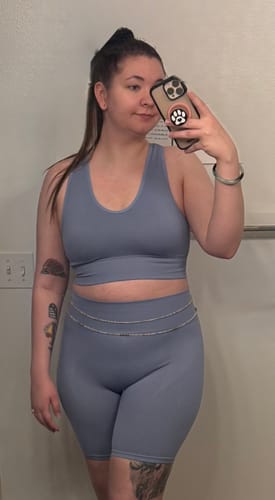 Customer photo review of Protect Her Tie On Waist Beads