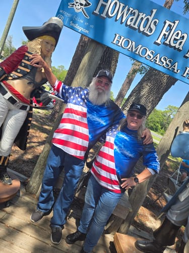 Customer photo review of American Flag Universe patriotic Custom name blue galaxy UV protection long sleeve Shirts NQS5409
