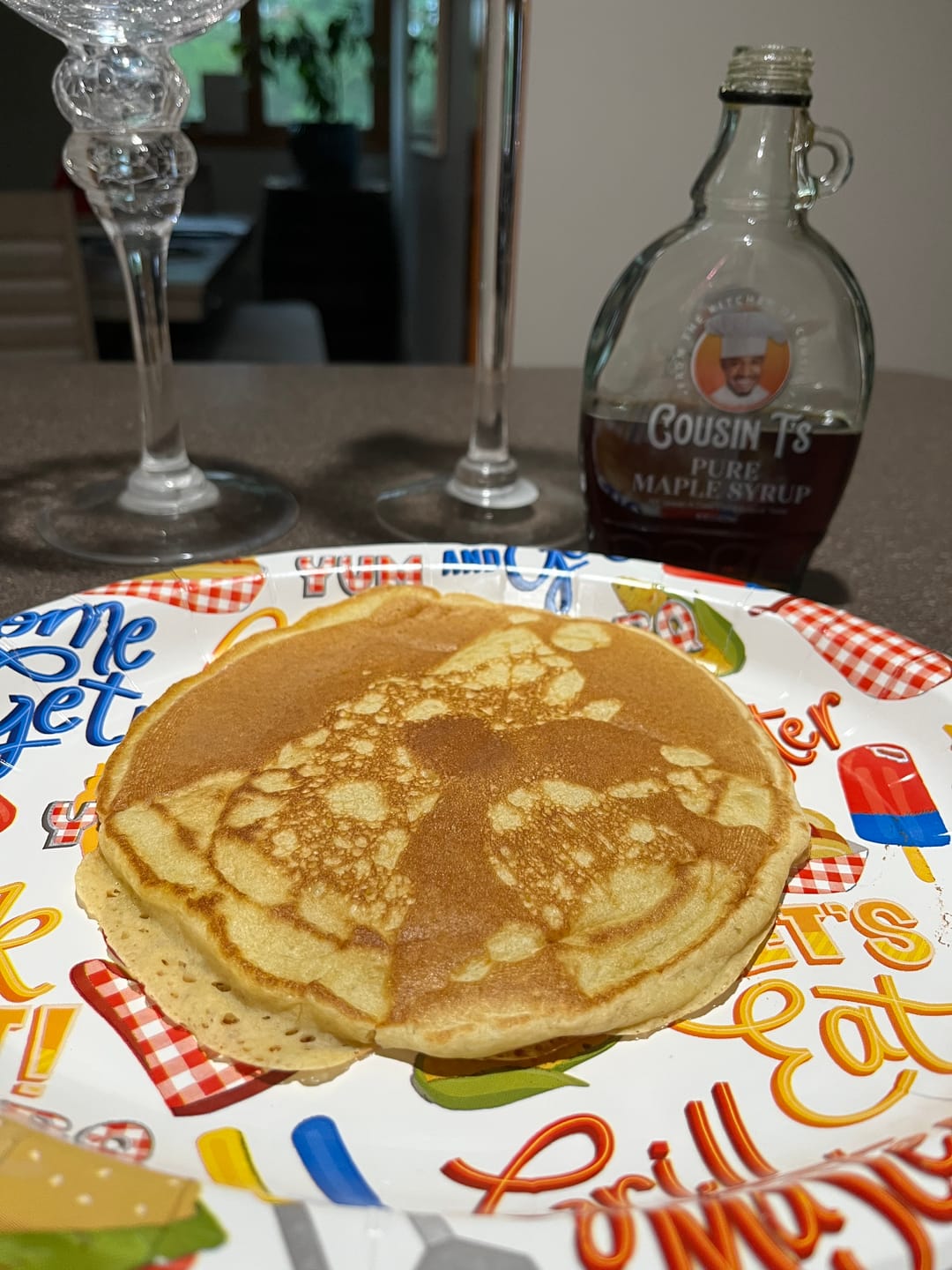 Customer photo review of Cousin T's Maple Syrup & Pancake Mix Bundle