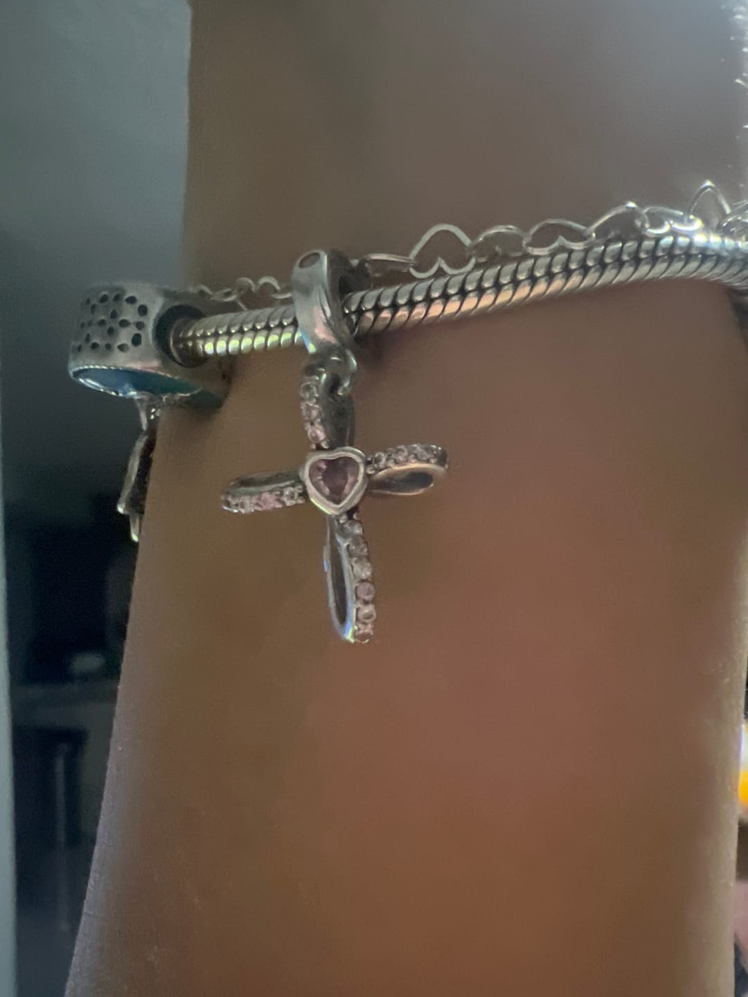 Customer photo review of Charm Cruz Diamantada
