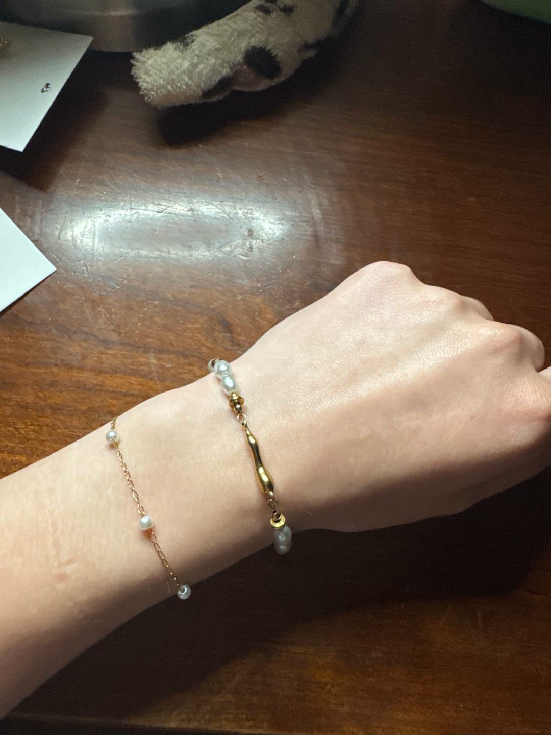 Customer photo review of Lovina Freshwater Pearl Bracelet