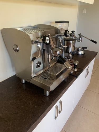 Customer photo review of Bottomless Portafilter (Hybrid)
