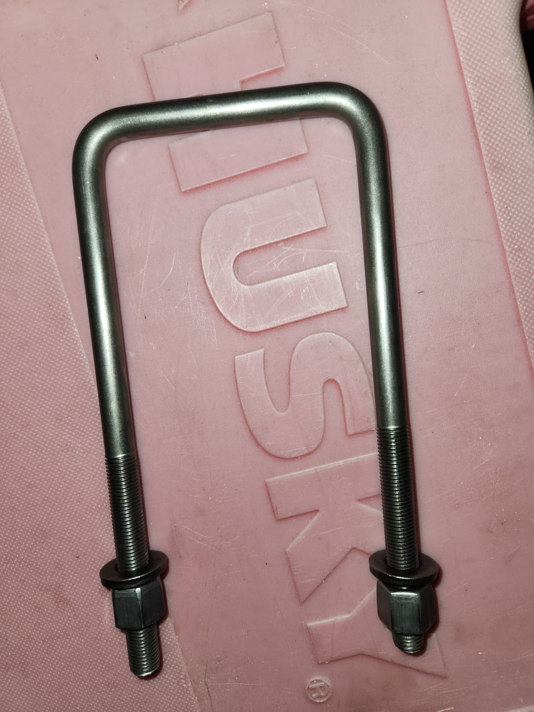 Customer photo review of 7/16 Inch Diameter U-Bolts - Square