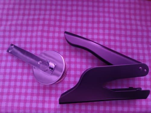 Customer photo review of Custom Book Embosser