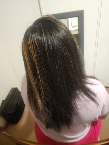 Customer photo review of Silver Bullet Bliss Hot Air Hair Styling Brush 1200W