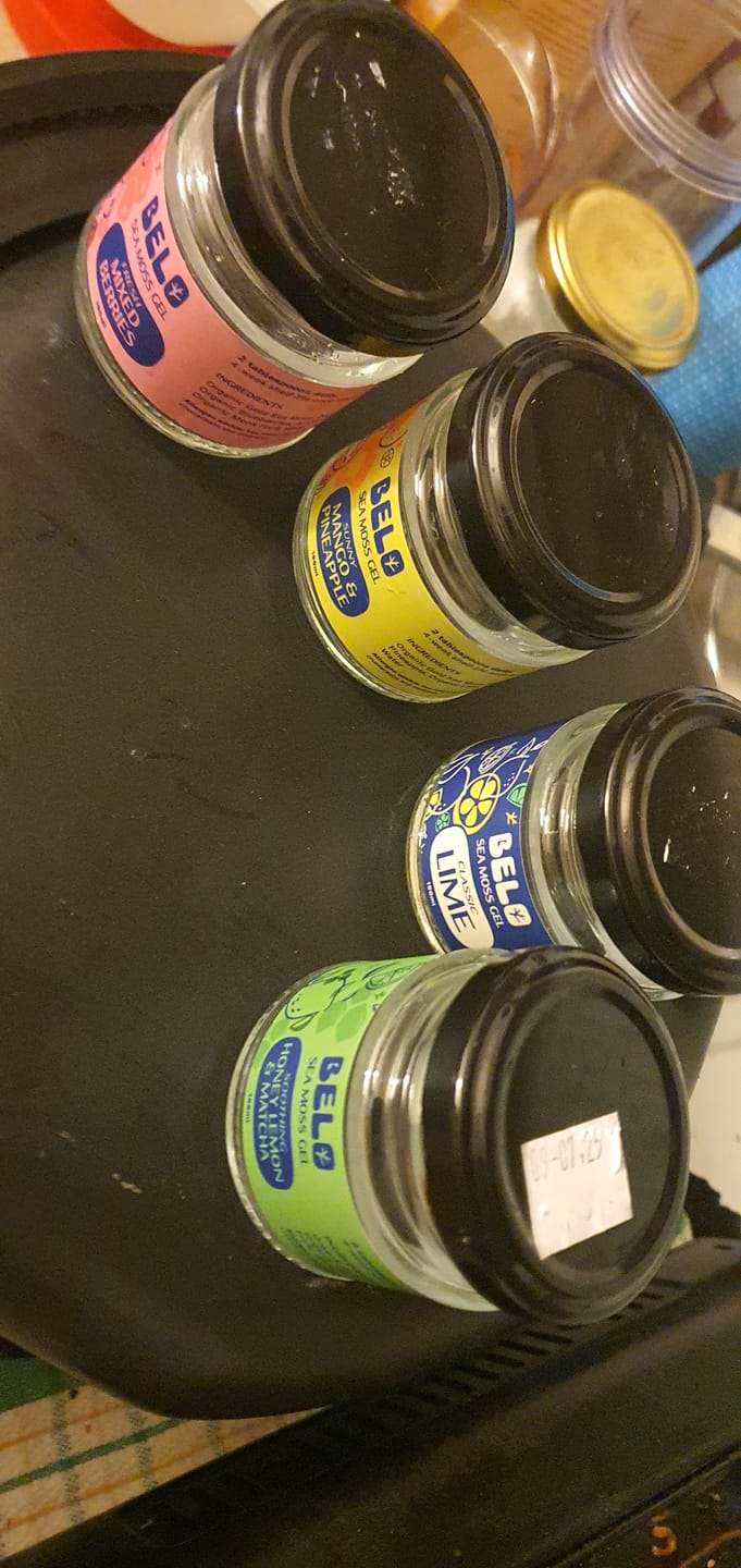 Customer photo review of Belo Sea Moss Gel - Starter Pack