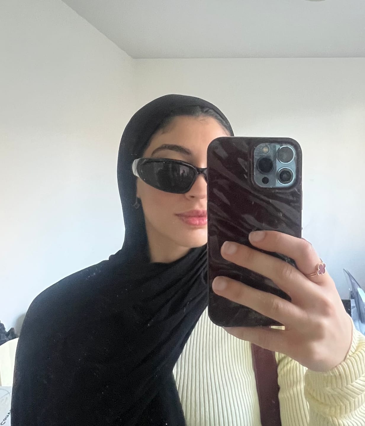 Customer photo review of Jersey Bamboo Multi-Way Hijab