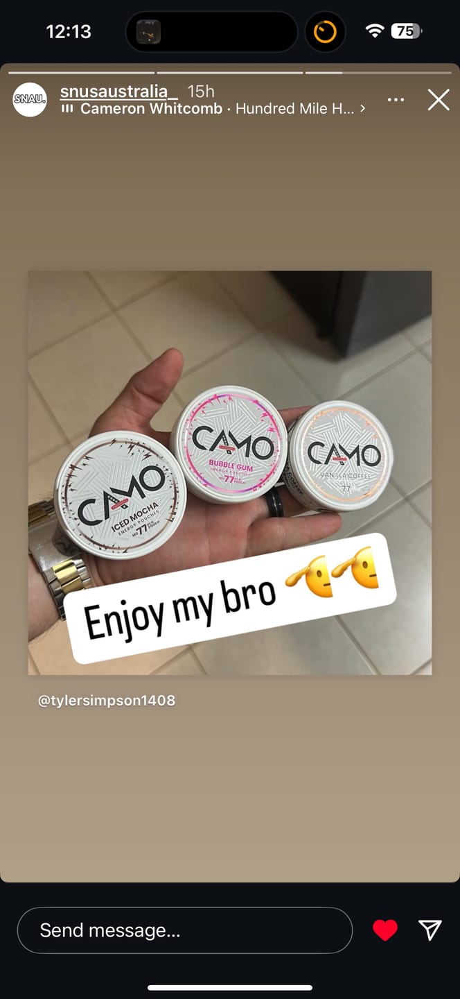 Customer photo review of Camo 77mg Starter Bundle