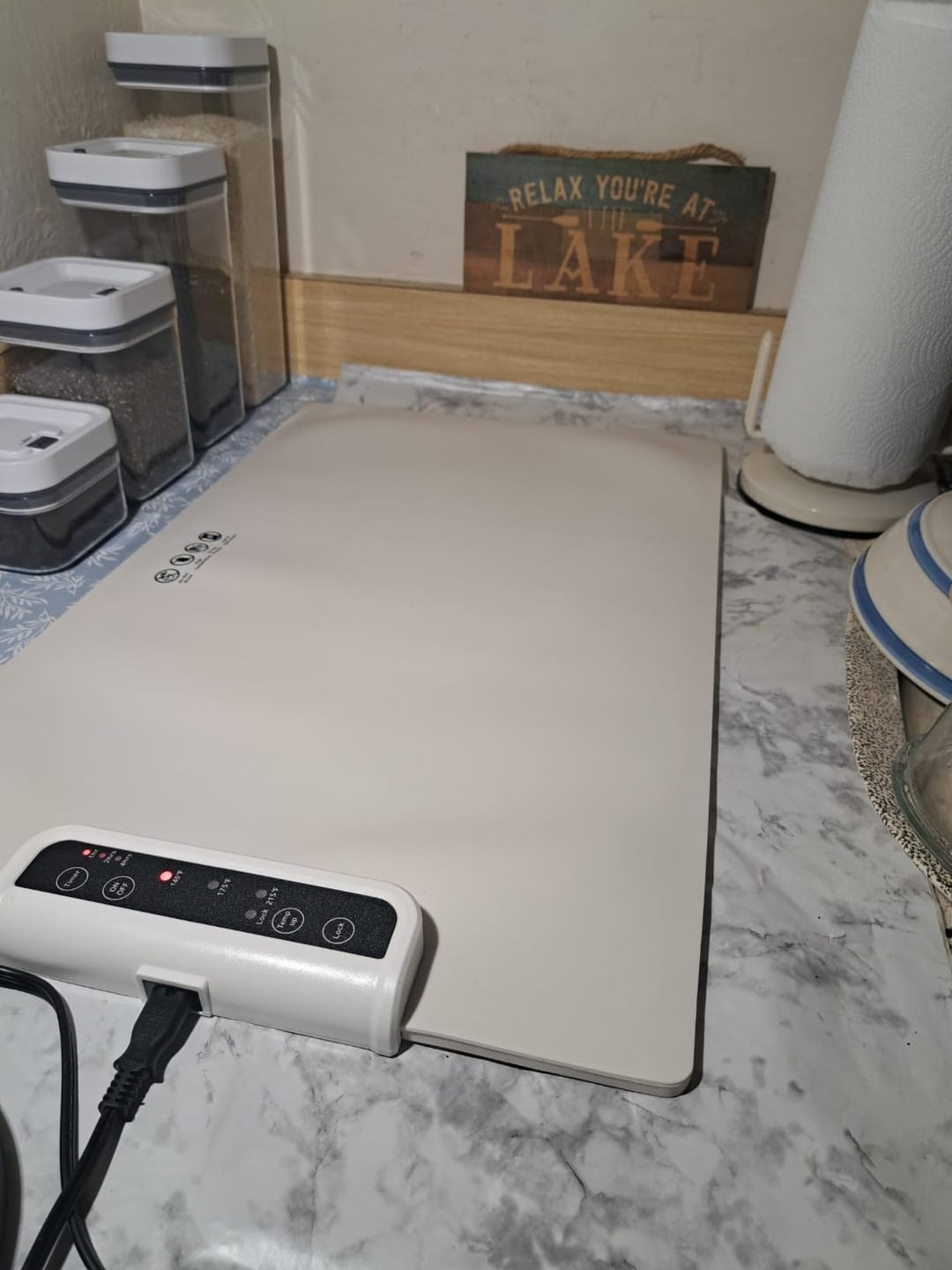 Customer photo review of Flexible Food Warming Mat