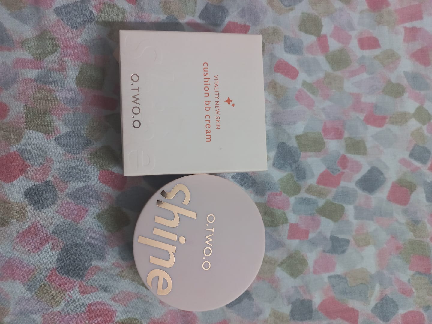Customer photo review of O.TWO.O VITALITY NEW SKIN CUSHION BB CREAM