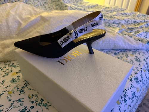 Customer photo review of J'ADIOR SLINGBACK PUMP BLACK TECHNICAL FABRIC 65 MM