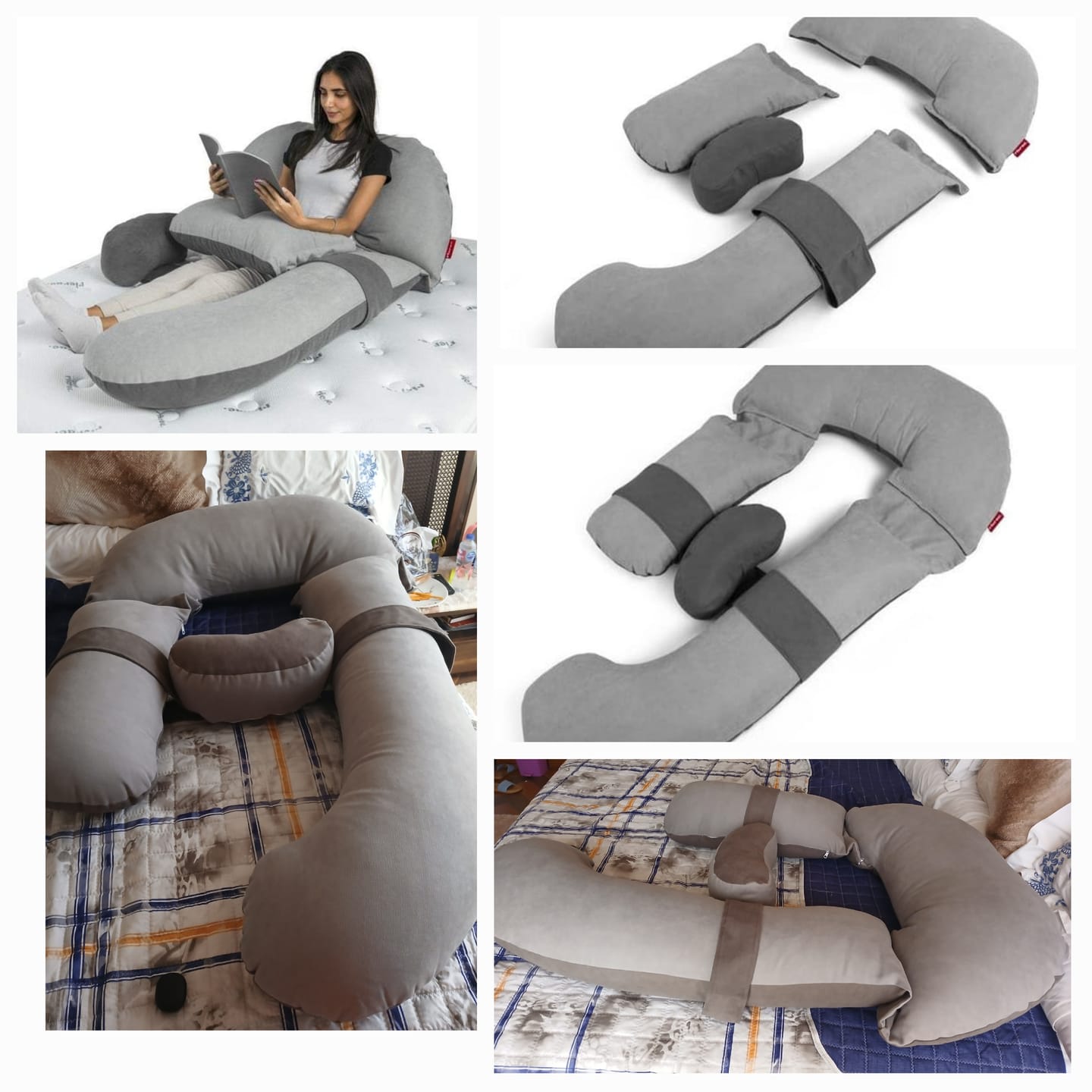 Customer photo review of Long U Shape Pillow