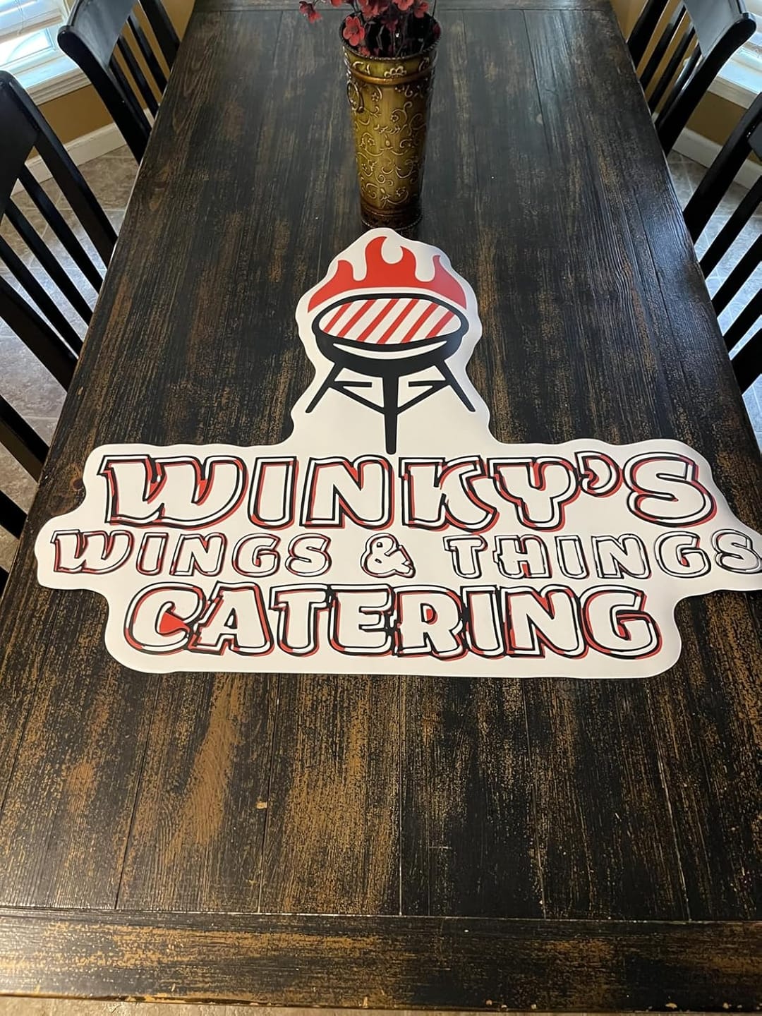 Customer photo review of Custom - Car Magnet Sign
