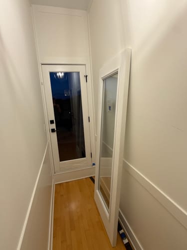 Customer photo review of Smooth Fiberglass Entry Door Slab (6 Panel)