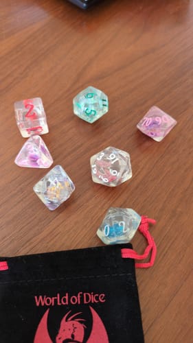 Customer photo review of Mystery Dice
