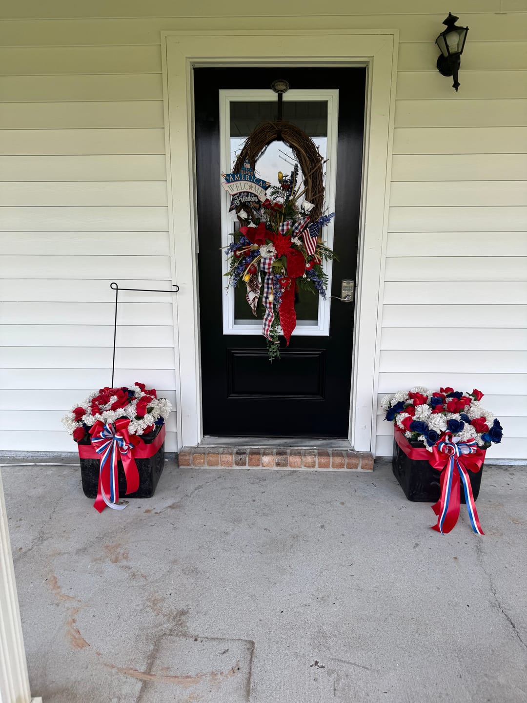 Customer photo review of Smooth Fiberglass Entry Door Slab (2 Panel 3/4)