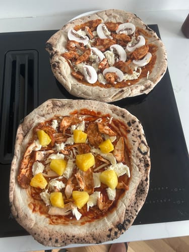 Customer photo review of Sourdough Pizza Bases
