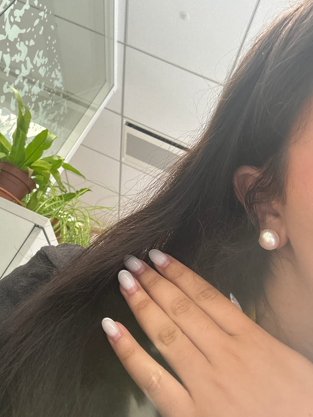 Customer photo review of Boucle D'oreille Perle de Culture Kaida