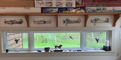 Customer photo review of Luscombe 8A Metal Aircraft Wall Art - NCP0184