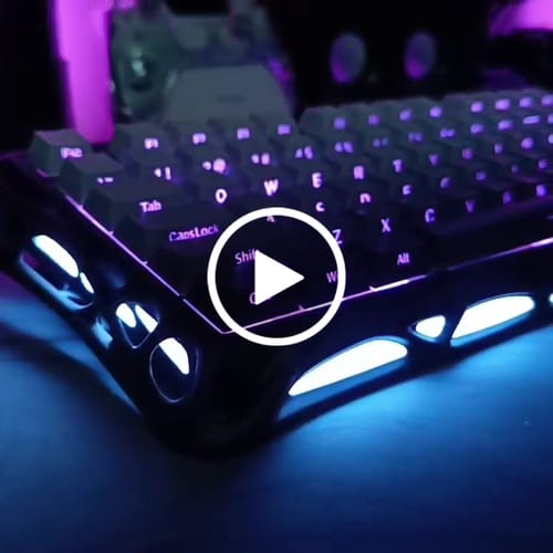 Customer video review of GravaStar K1 75% Wireless Mechanical Gaming Keyboard Boy & Girl Gift