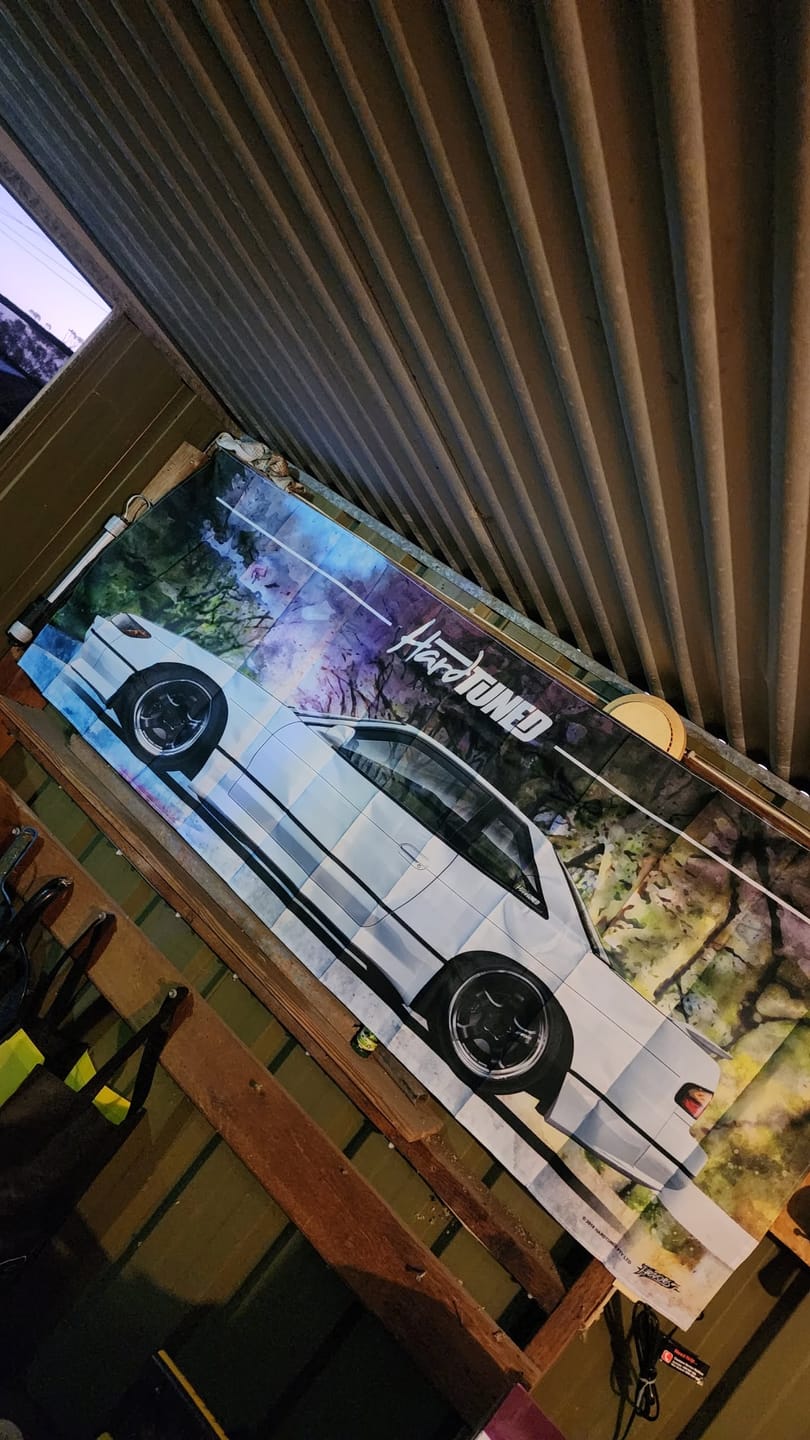Customer photo review of Nissan Silvia S13 Garage Flag