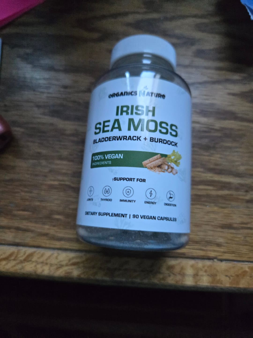 Customer photo review of Organic Irish Sea Moss With Bladderwrack and Burdock Root - 45 Servings