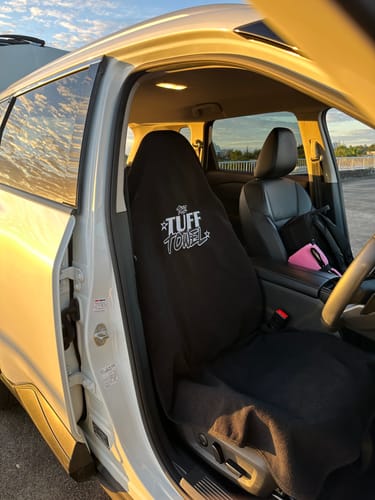 Customer photo review of Waterproof Car Towel Seat Cover
