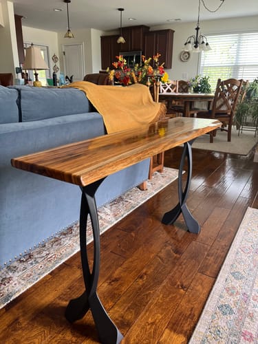 Customer photo review of Bench Legs 109 Xeni 16H Mid-Century Modern Style