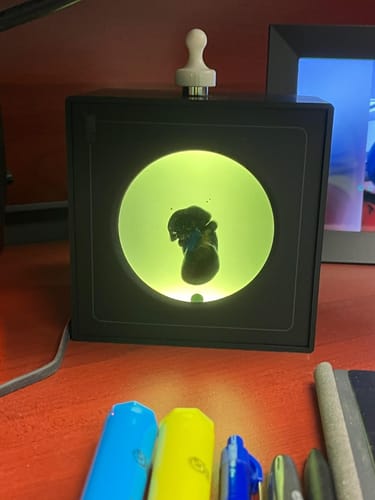 Customer photo review of Ferrofluid Speaker Sound Visualizer with Colorful Lights (Not a Speaker, No Sound) Perfect Gift