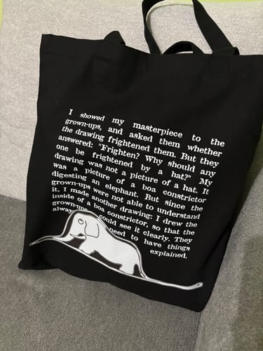 Customer photo review of Mestermű vászontáska | Vates X A Kis Herceg
