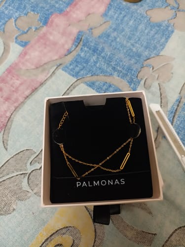Customer photo review of Bar Charm Bracelet