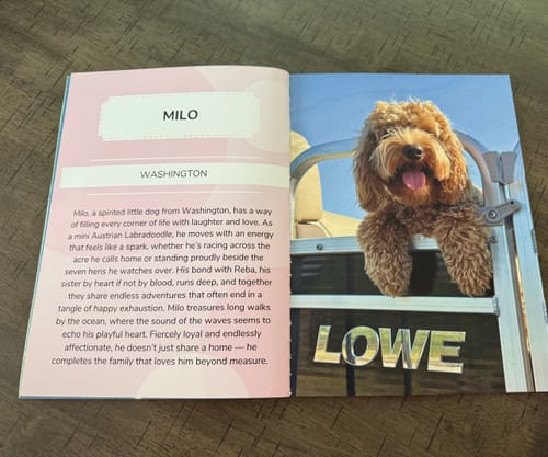Customer photo review of Cutest Pets of the Month 2025 Photobook