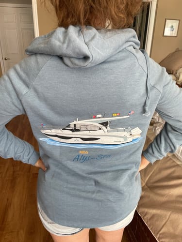 Customer photo review of Womens Custom Cozy Pullover Hoodie