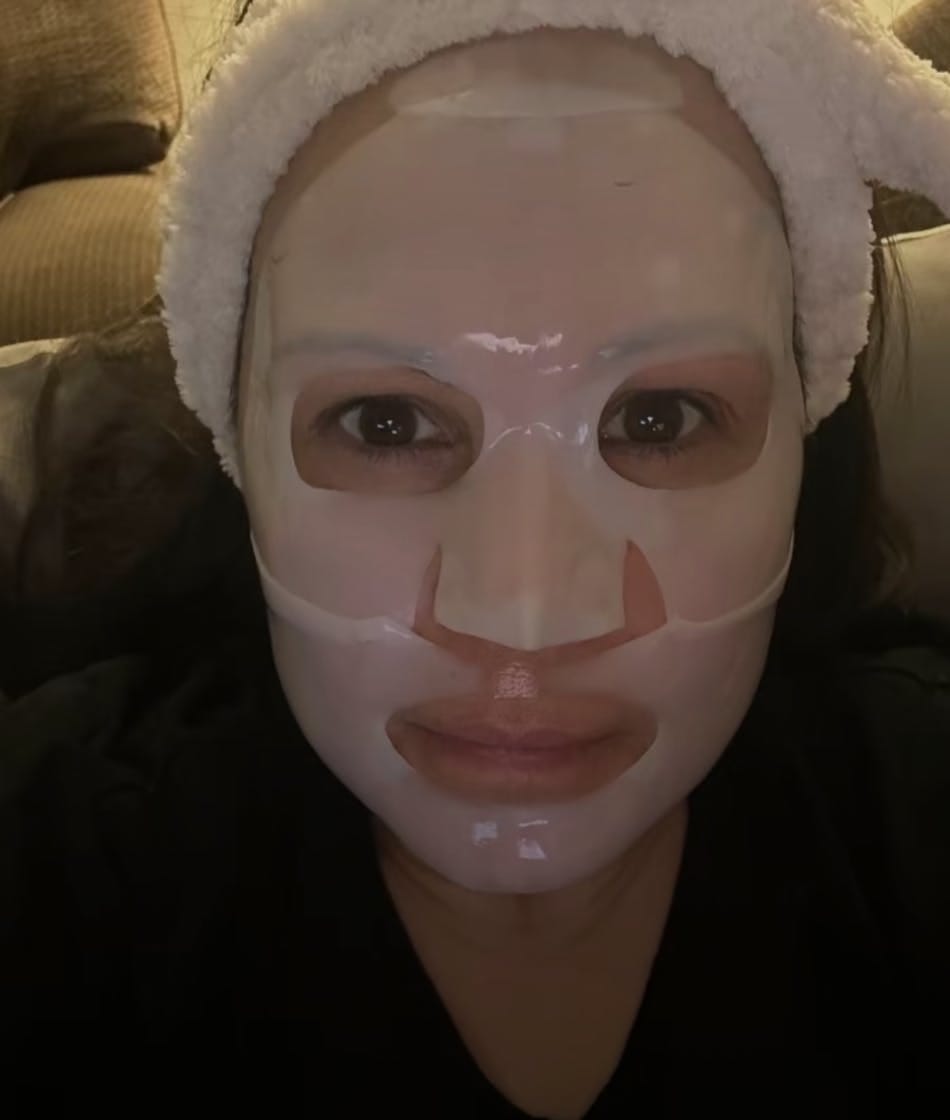 Customer photo review of Collagen Boosting Mask